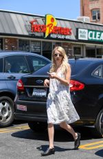 EMMA ROBERTS Out and About in Los Feliz 07/20/2016