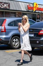 EMMA ROBERTS Out and About in Los Feliz 07/20/2016
