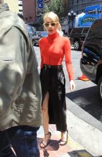 EMMA ROBERTS Outside Comic-con in San Diego 07/21/2016