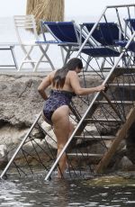 KELLY BROOK in Swimsuit in Ischia 07/14/2016