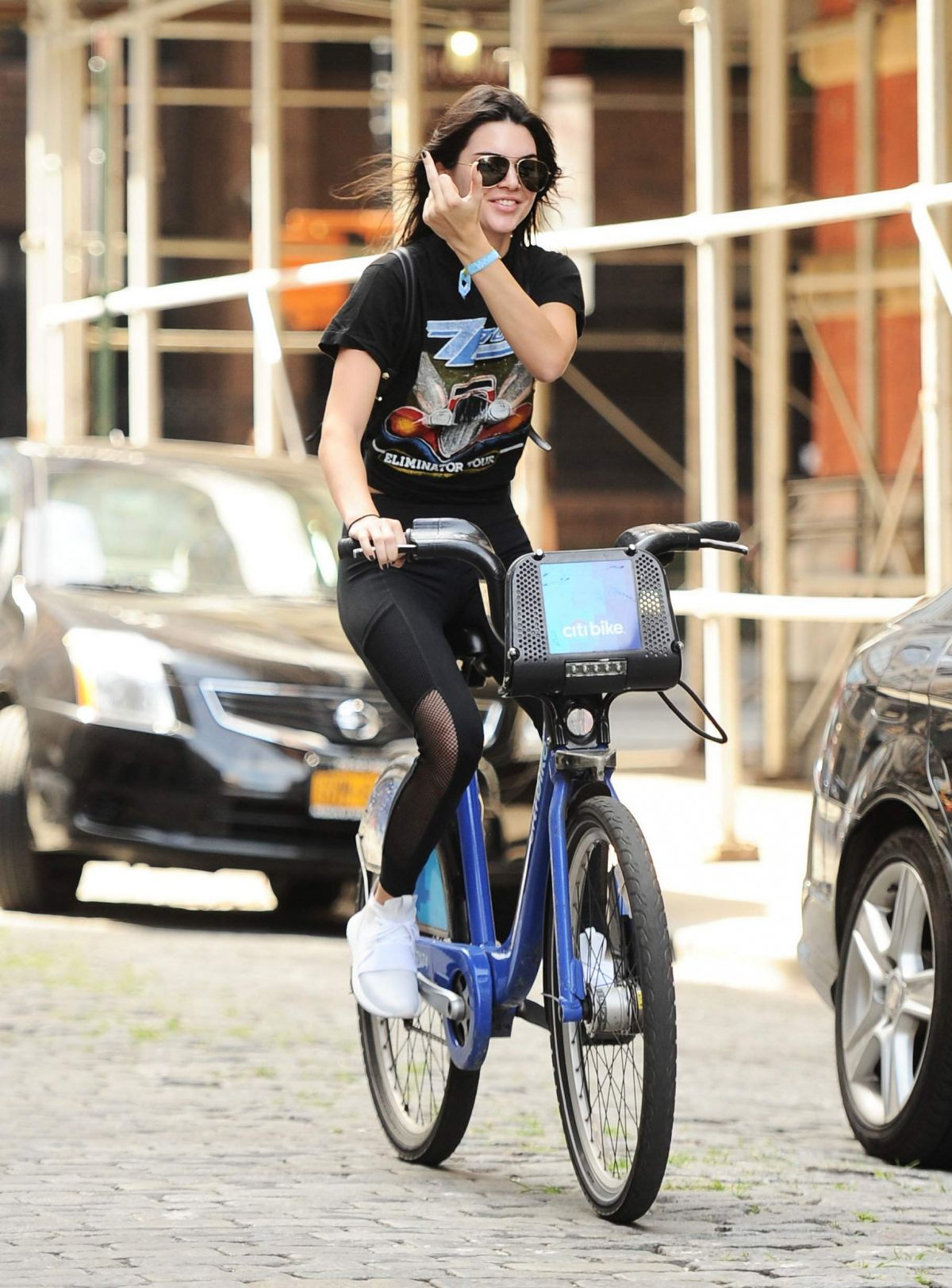 Kendall Jenner Riding A Bike Out In New York 07242016 Hawtcelebs 