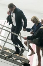 TAYLOR SWIFT and Tom Hiddleston at Sydney International Airport 07/08/2016