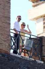 TAYLOR SWIFT and Tom Hiddleston Sightseeing at the Colosseum in Rome 06/28/2016