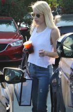EMMA ROBERTS Out Shopping in West Hollywood 08/20/2016