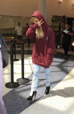 ARIANA GRANDE at LAX Airport in Los Angeles 09/15/2016