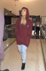 ARIANA GRANDE at LAX Airport in Los Angeles 09/15/2016