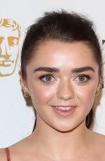MAISIE WILLIAMS at BBC America Bafta Los Angeles TV Tea Party 2016 in West Hollywood 09/17/2016