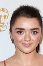 MAISIE WILLIAMS at BBC America Bafta Los Angeles TV Tea Party 2016 in West Hollywood 09/17/2016