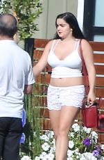 ARIEL WINTER in Lacy Shorts Out in Los Angeles 15/10/2016