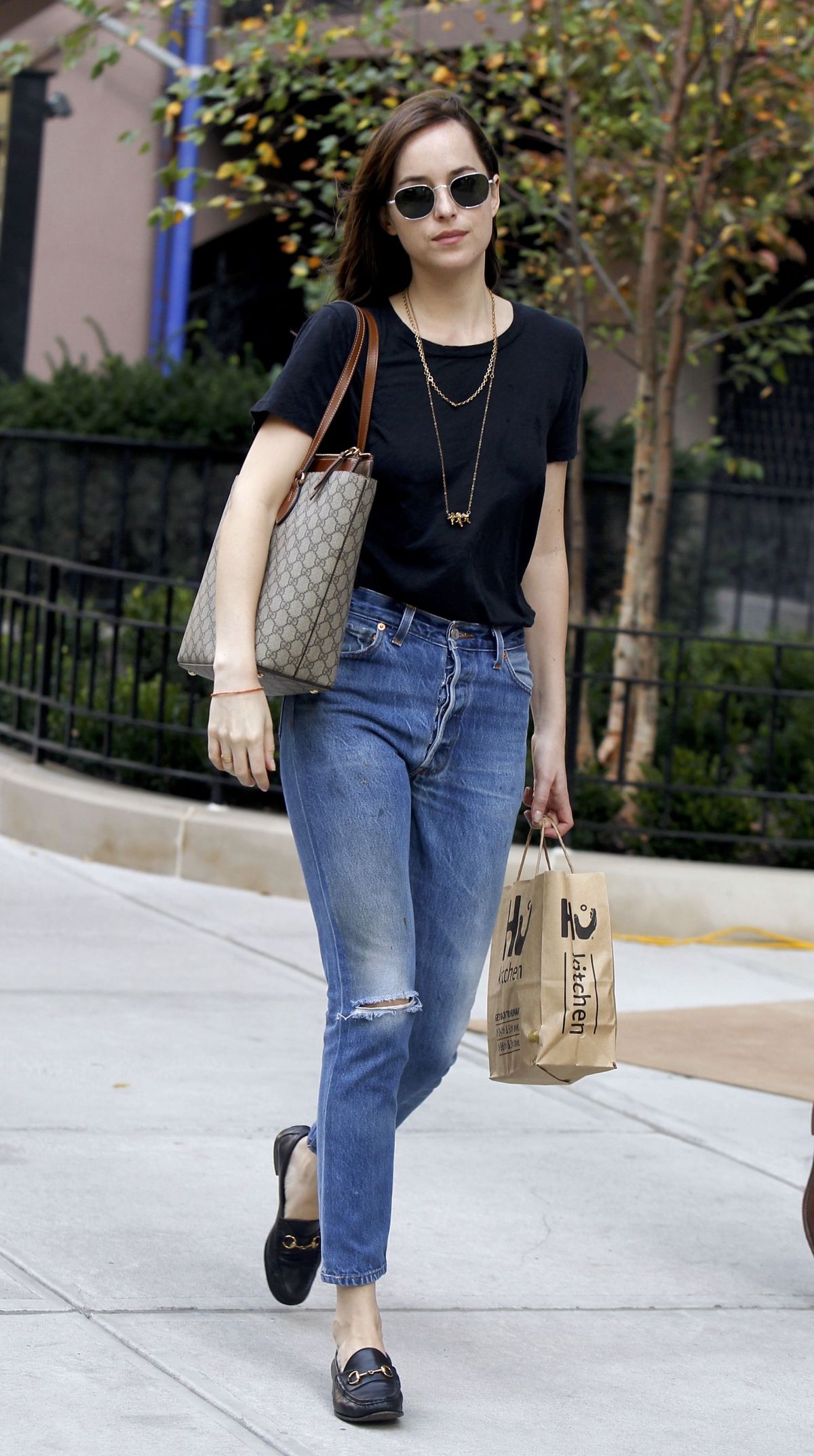 Dakota Johnson In Jeans Out In New York 10192016 Hawtcelebs 