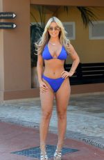KATE WRIGHT in Bikini at a Hotel in Marbella 09/29/2016
