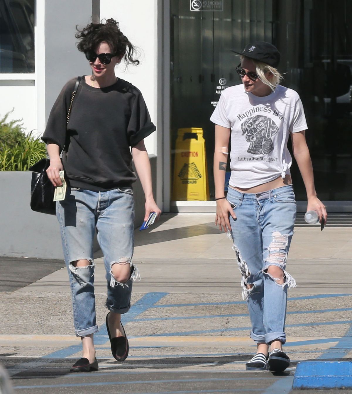 KRISTEN STEWART and ST VINCENT Out and About in Los Angeles 10/22/2016 ...