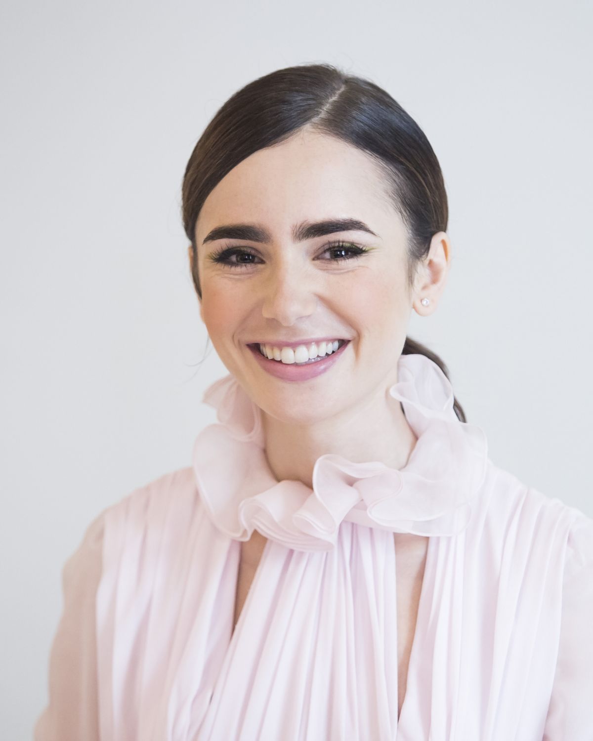 LILY COLLINS at “Rules Don’t Apply’ Press COnference in Beverly Hills ...