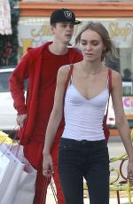 LILY-ROSE DEPP Out for Shopping in Los Angeles 10/07/2016