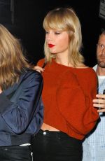 TAYLOR SWIFT Night Out in New York 10/13/2016