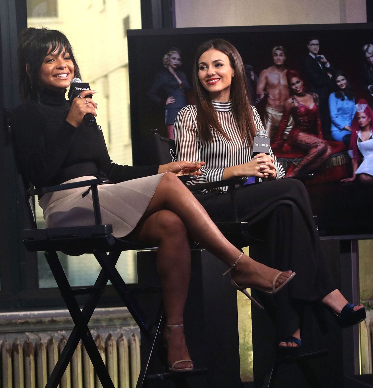 Victoria Justice And Christina Milian At Aol Build In New York 10182016 Hawtcelebs 6092