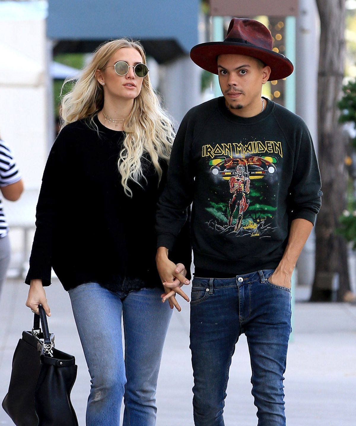 Evan Ross And Ashlee Simpson
