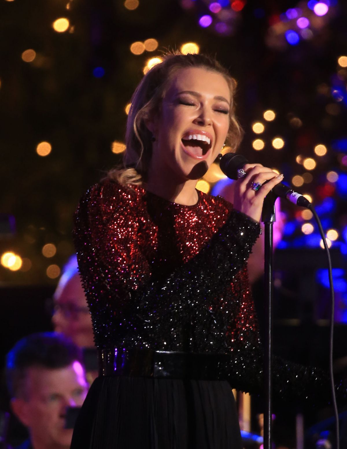 RACHEL PLATTEN Performs at The Grove Christmas with Seth MacFarlane in ...