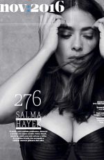 SALMA HAYEK in GQ Magazine, Mexico November 2016 Issue