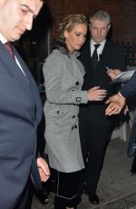 JENNIFER LAWRENCE Leaves Her Hotel in London 12/01/2016