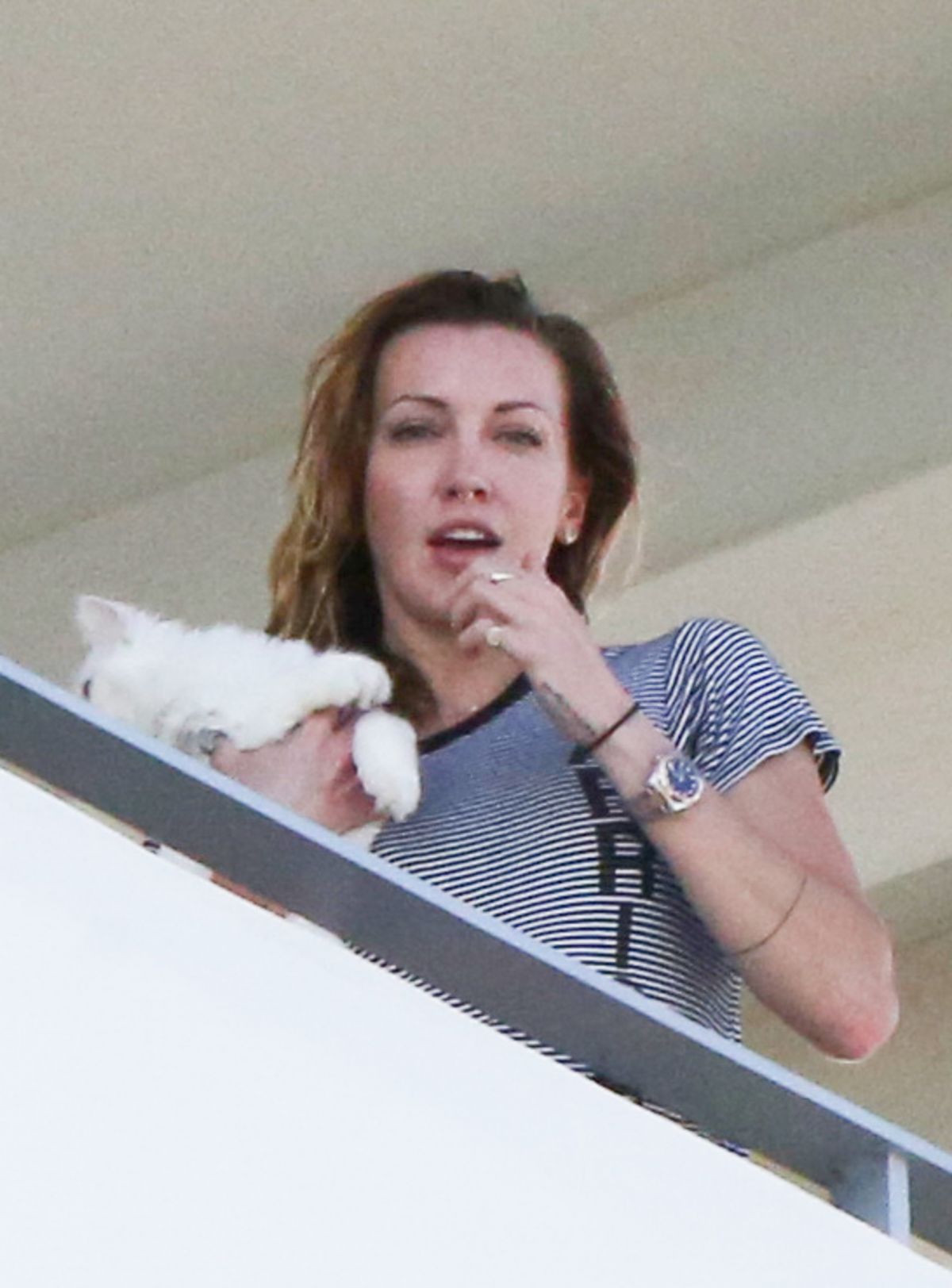 Katie Cassidy Kisses Her Boyfriend On The Balcony Of Her Hotel In Miami 12142016 Hawtcelebs 4223