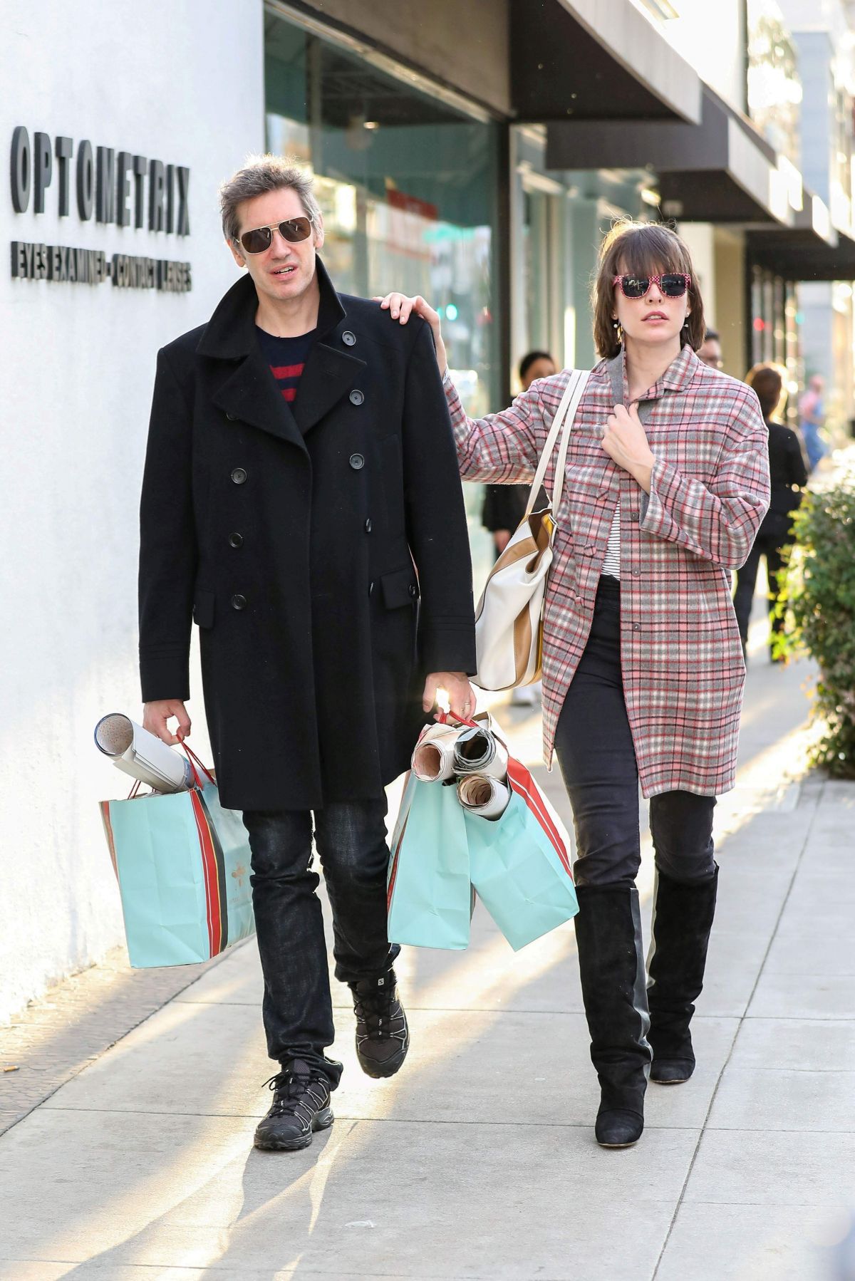 MILLA JOVOVICH Out Shopping in Beverly Hills 12/22/2016 – HawtCelebs
