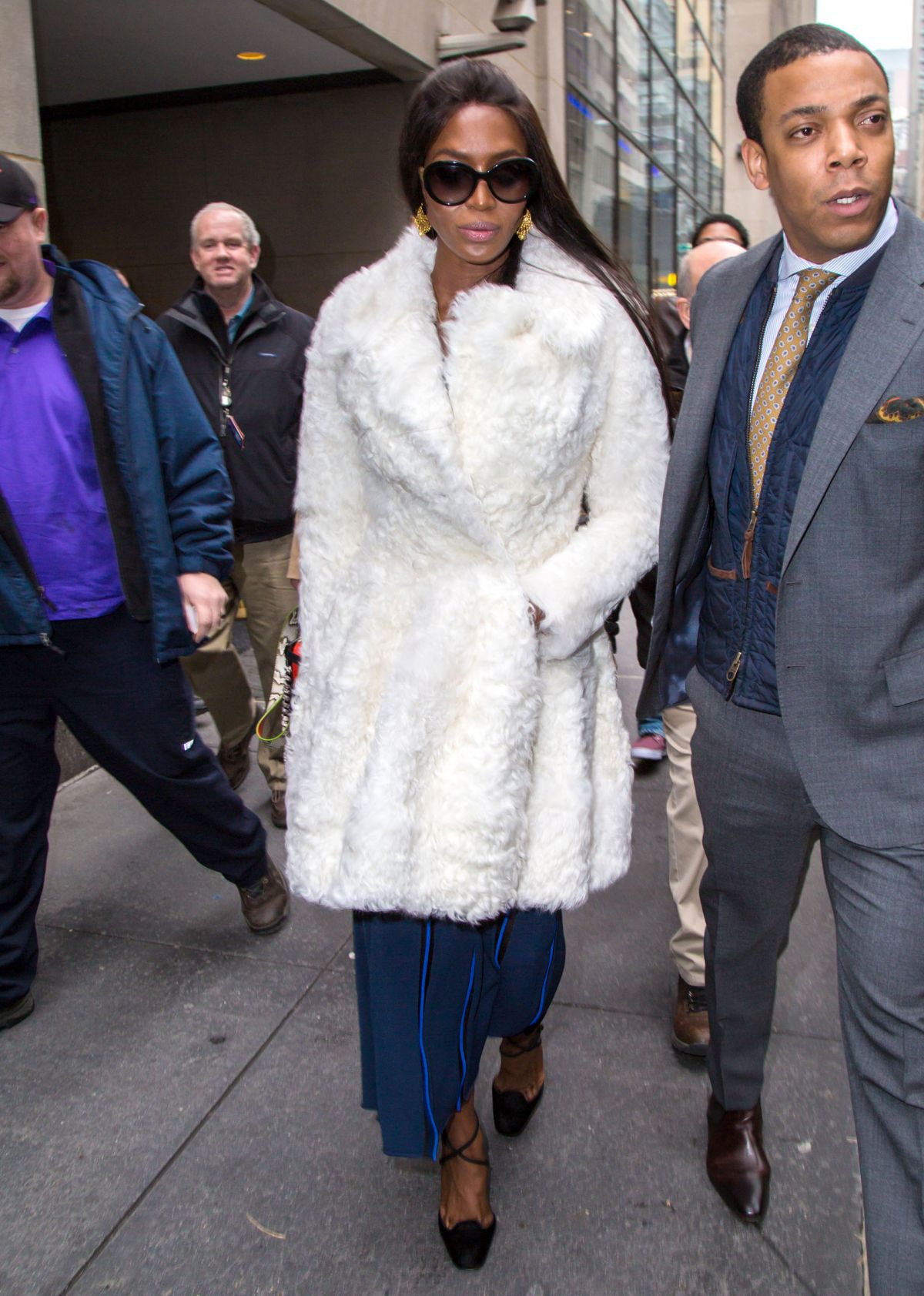 NAOMI CAMPBELL Out and About in New York 01/04/2017 – HawtCelebs