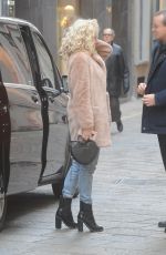 PIXIE LOTT Out Shopping in Milan 01/28/2017