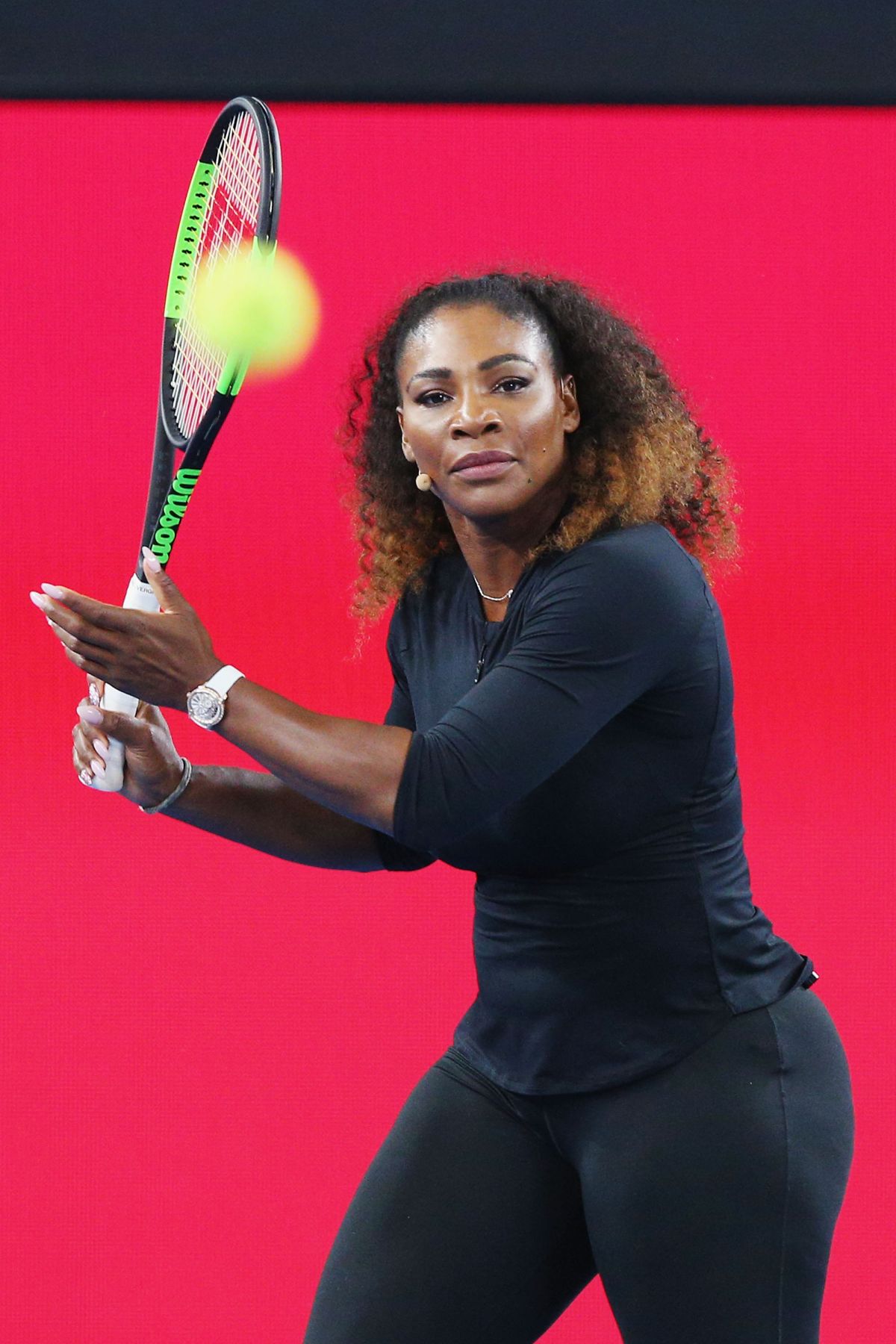 Serena Williams At Wilson Racquet Promotiton In Melbourne 01122017 Hawtcelebs 2841