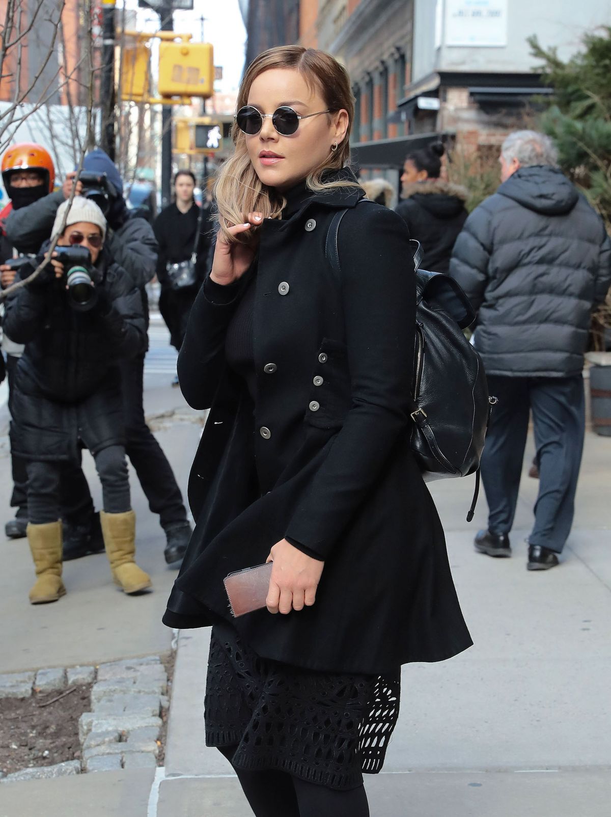 ABBIE CORNISH Out in New York 02/02/2017 – HawtCelebs