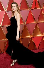 BRIE LARSON at 89th Annual Academy Awards in Hollywood 02/26/2017