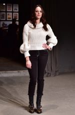 KAYA SCODELARIO at Burberry Fashion Show in London 02/20/2017