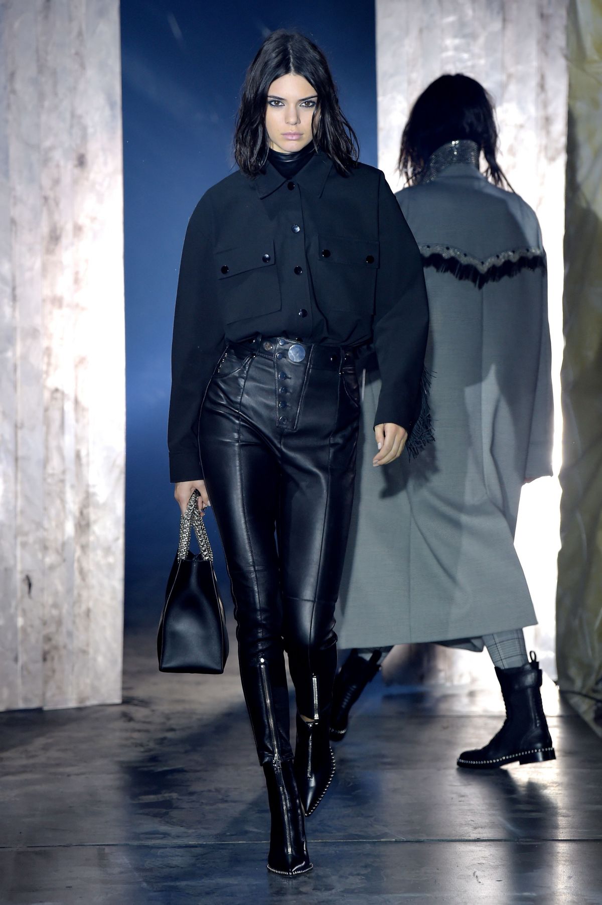 KENDALL JENNER at Alexander Wang Fashion Show at New York Fashion Week ...