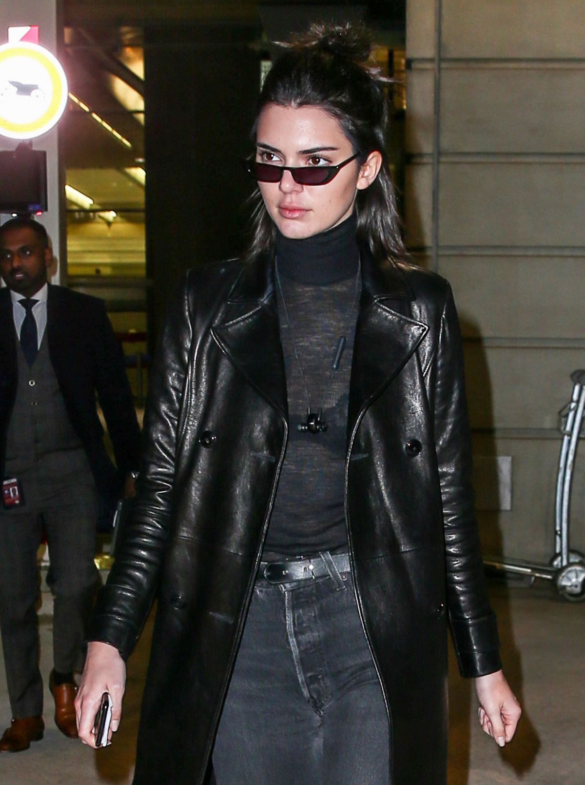 KENDALL JENNER at CDG Airport in Paris 02/27/2017 – HawtCelebs