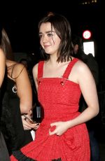 MAISIE WILLIAMS at Warner Music Brit Awards Party in London 02/22/2017 