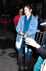 SHAILENE WOODLEY Leaves Late Show with Stephen Colbert 02/13/2017