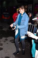 SHAILENE WOODLEY Leaves Late Show with Stephen Colbert 02/13/2017