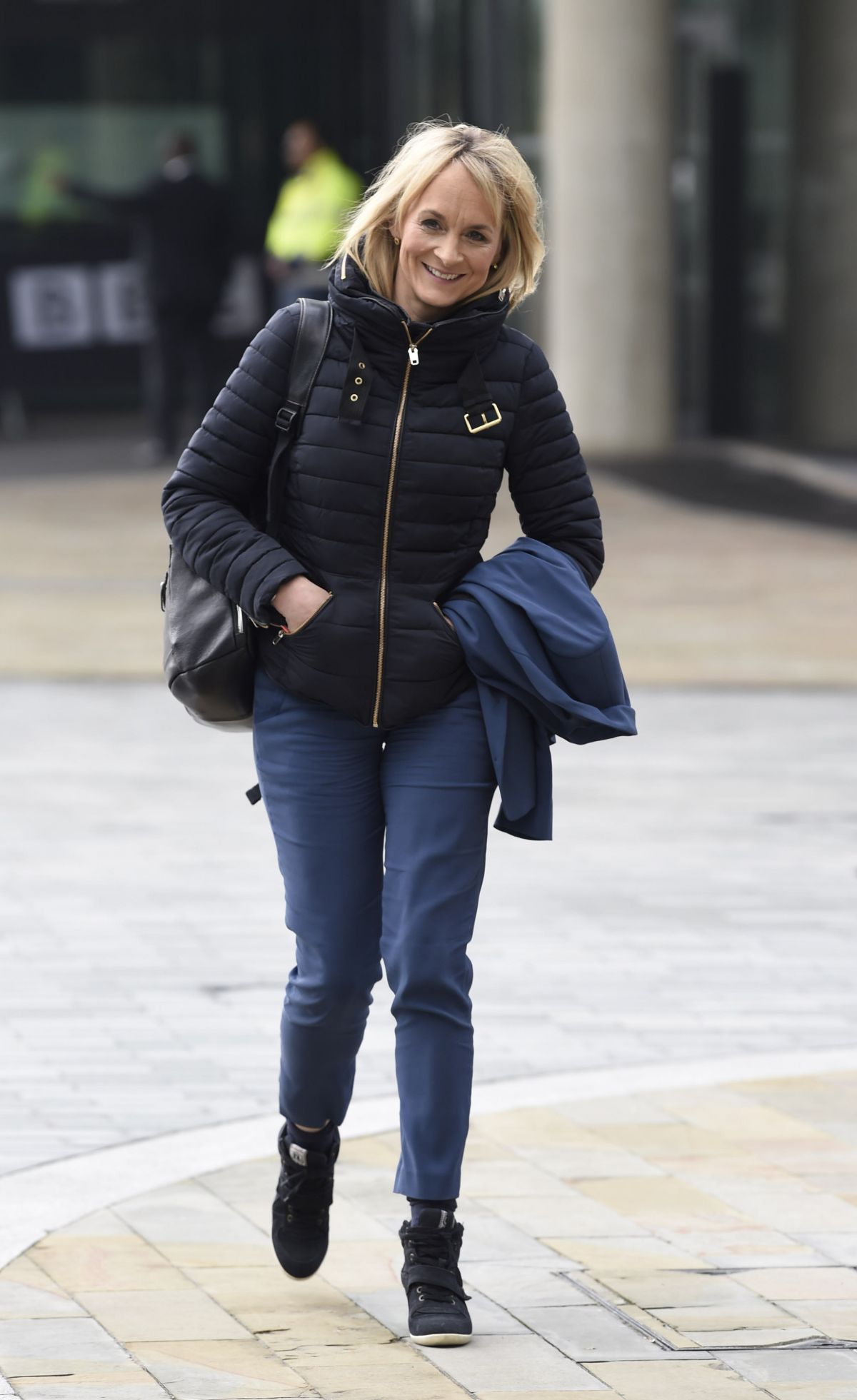 LOUISE MINCHIN Leaves BBC Studio in London 03/07/2017 ...