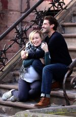 OLIVIA WILDE and Oscar Isaac on the Set of Life Itself in New York 03/21/2017