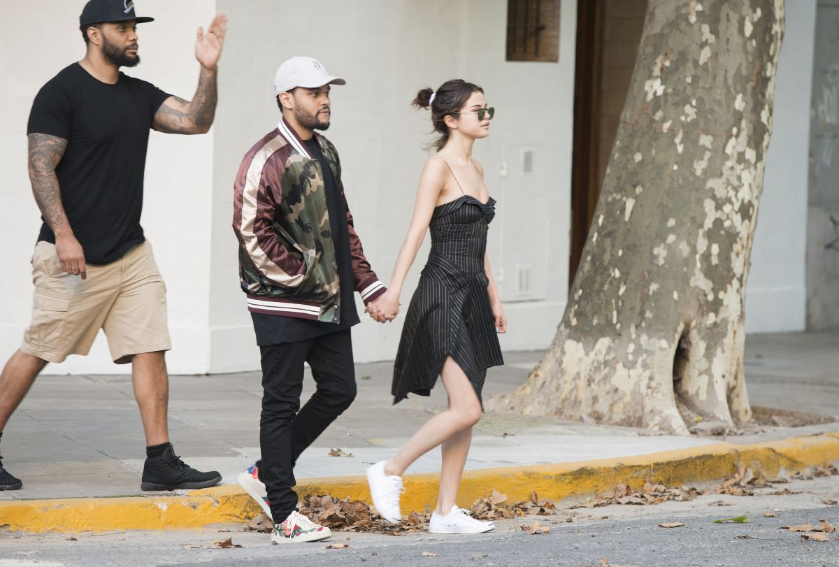 SELENA GOMEZ and The Weeknd Out in Buenos Aires 03/28/2017 – HawtCelebs