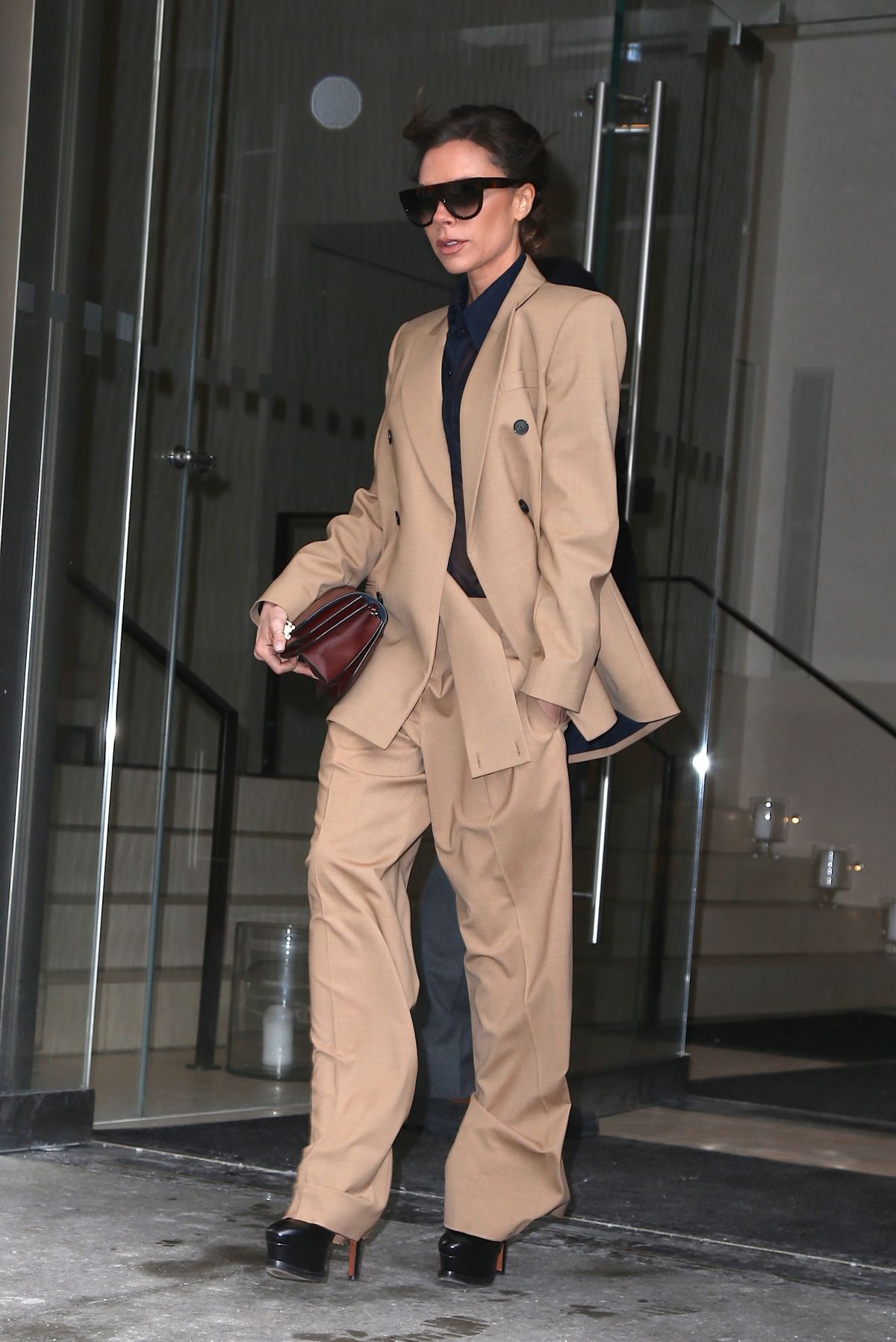 VICTORIA BECKHAM Leaves Her Hotel in New York 03/15/2017 – HawtCelebs