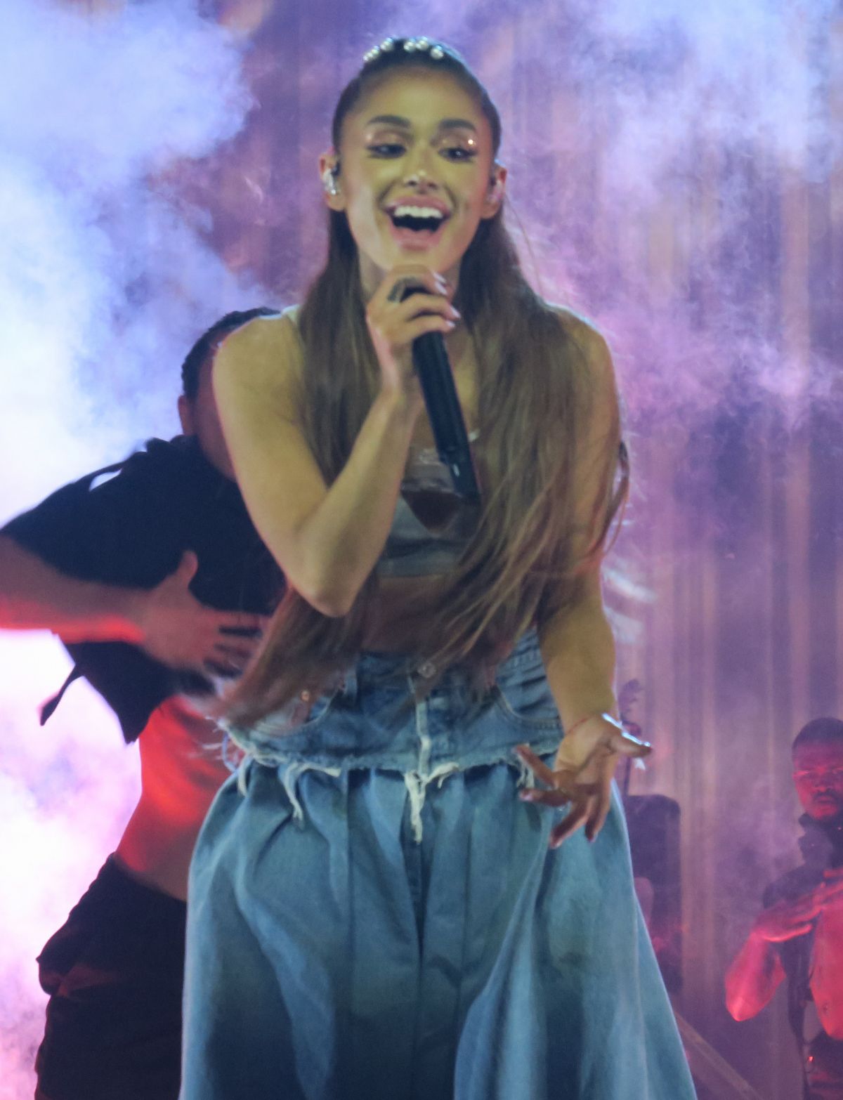 ARIANA GRANDE Performs at her Dangerous Woman Tour in Los Angeles 03/31 ...