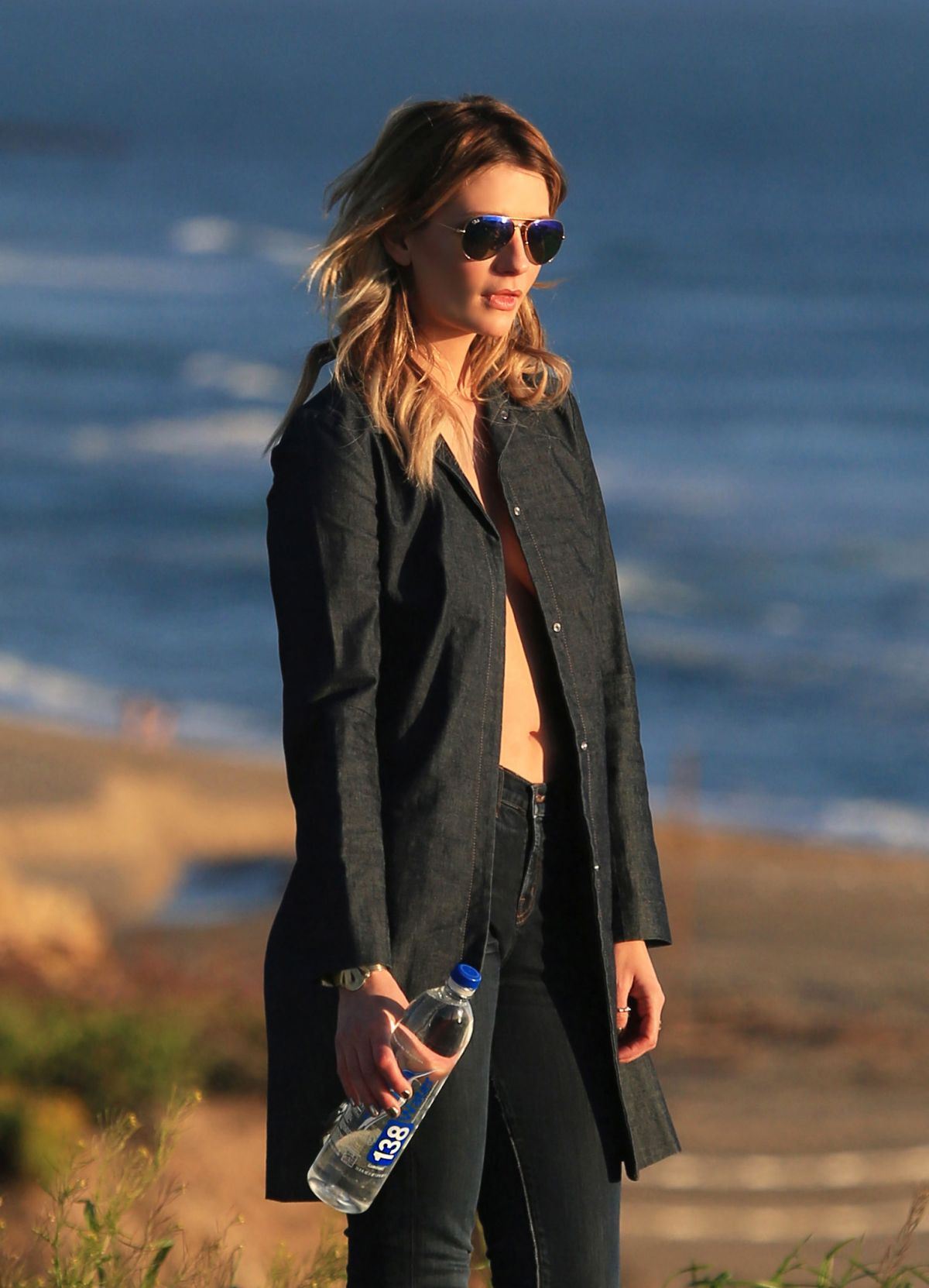 Mischa Barton On The Set Of 138 Water Photoshoot In Malibu 04 03 2017