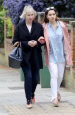 EMILIA CLARKE Out and About in London 05/18/2017