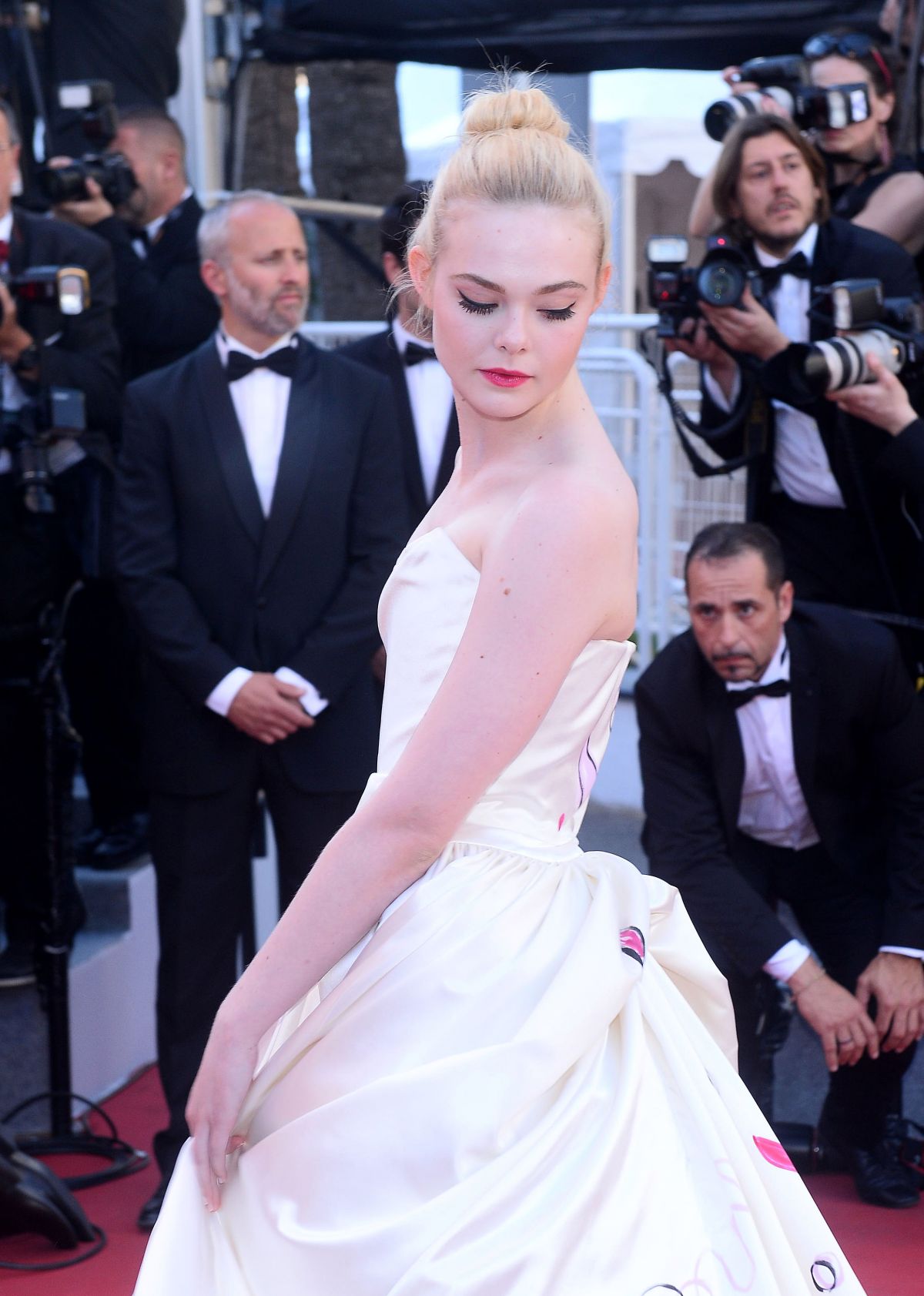 ELLE FANNING at Ismael’s Ghosts Screening and Opening Gala at 70th ...