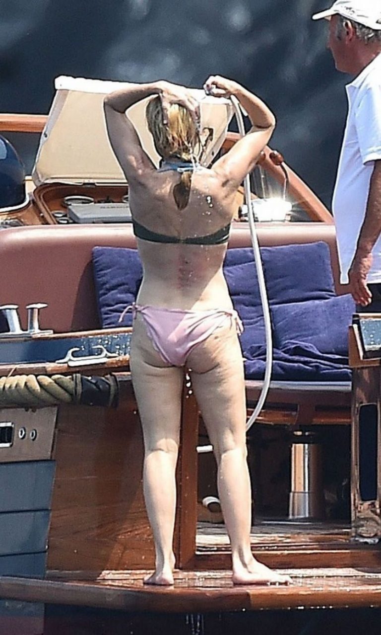 Gillian Anderson In Bikini On Vacation In Portofino 06 16 2017 15