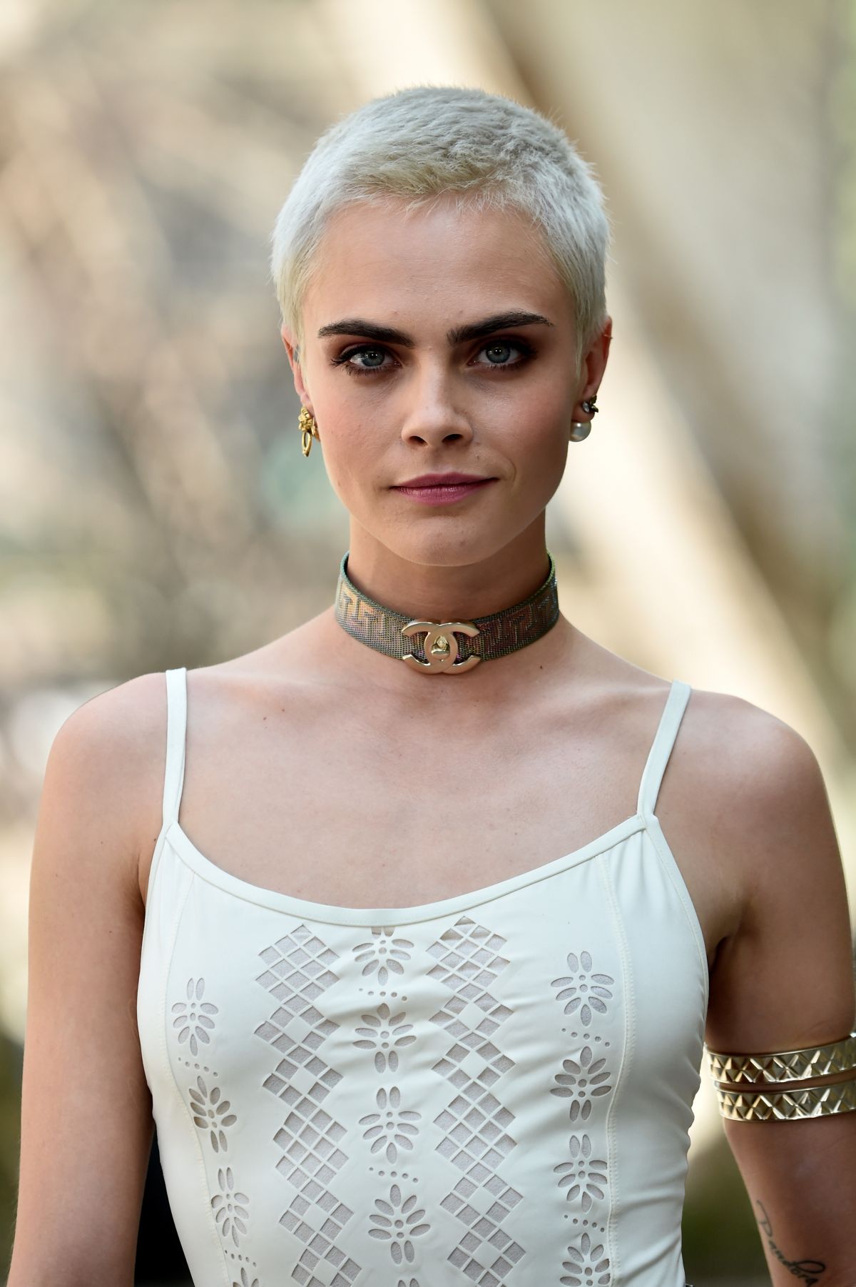 CARA DELEVINGNE at Chanel Fashion Show in Paris 07/04/2017 – HawtCelebs