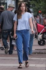 DAKOTA JOHNSON Out and About in Savannah 07/16/2917