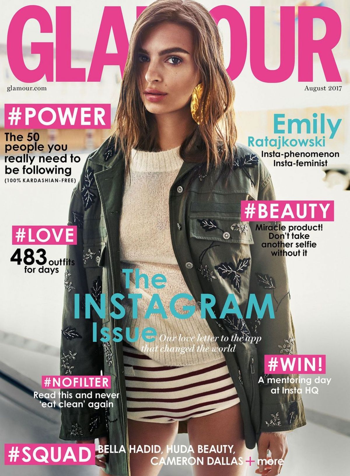 EMILY RATAJKOWSKI in Glamour Magazine, August 2017 – HawtCelebs