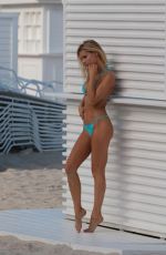 JOY CORRIGAN in Bikini on the Set of a Photoshoot for Issa De Mar in Miami 07/24/2017